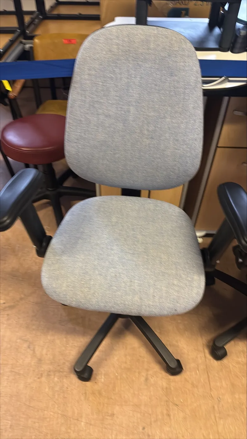 Grey/Light Blue Office Chair