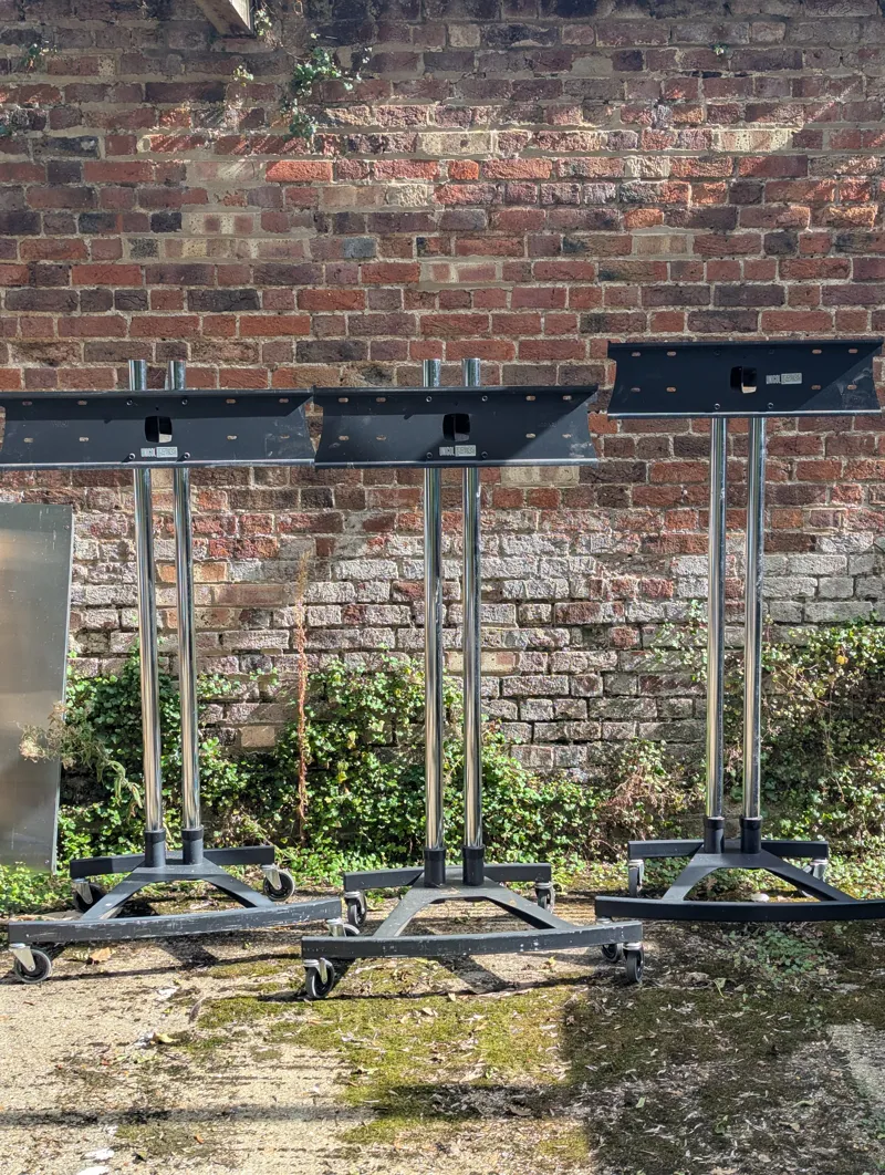 Mobile TV stand on wheels (Qty 3)