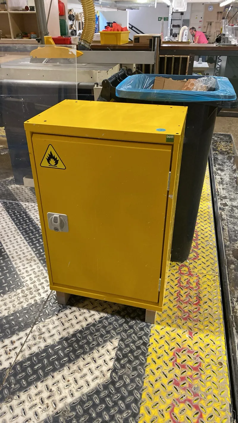Yellow Flammable Storage Cabinet