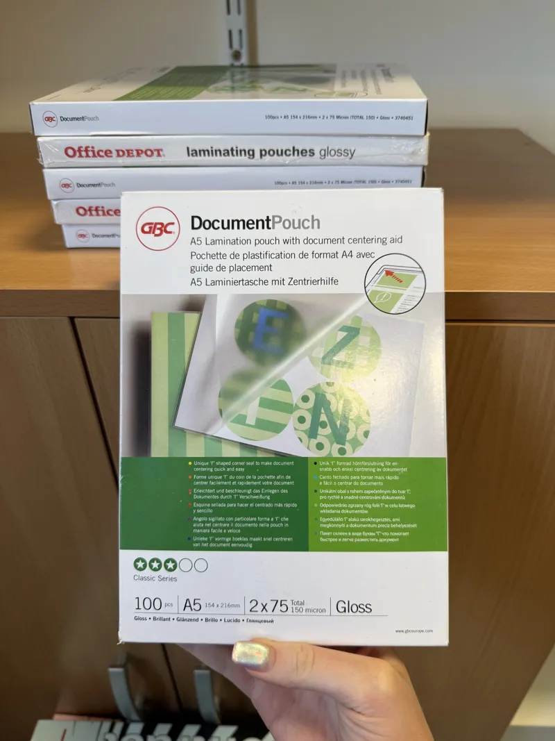 A5 Laminating Pouches