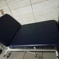 Medical/Examination Couch with Adjustable Height – Navy Blue Upholstery