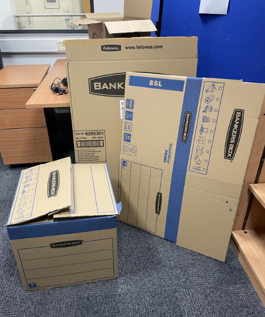 Fellowes Bank Storage Boxes - 85L Archive/Banker Boxes