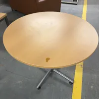 Round Cafe Table with Pedestal Base