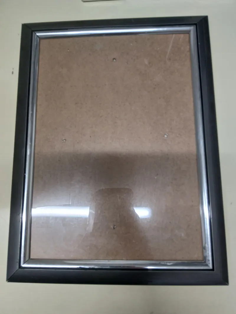 Black Framed Picture Frame with Mount Board
