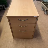 3-Drawer Wooden Storage Cabinet/Pedestal