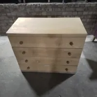 Light Oak 4-Drawer Chest of Drawers