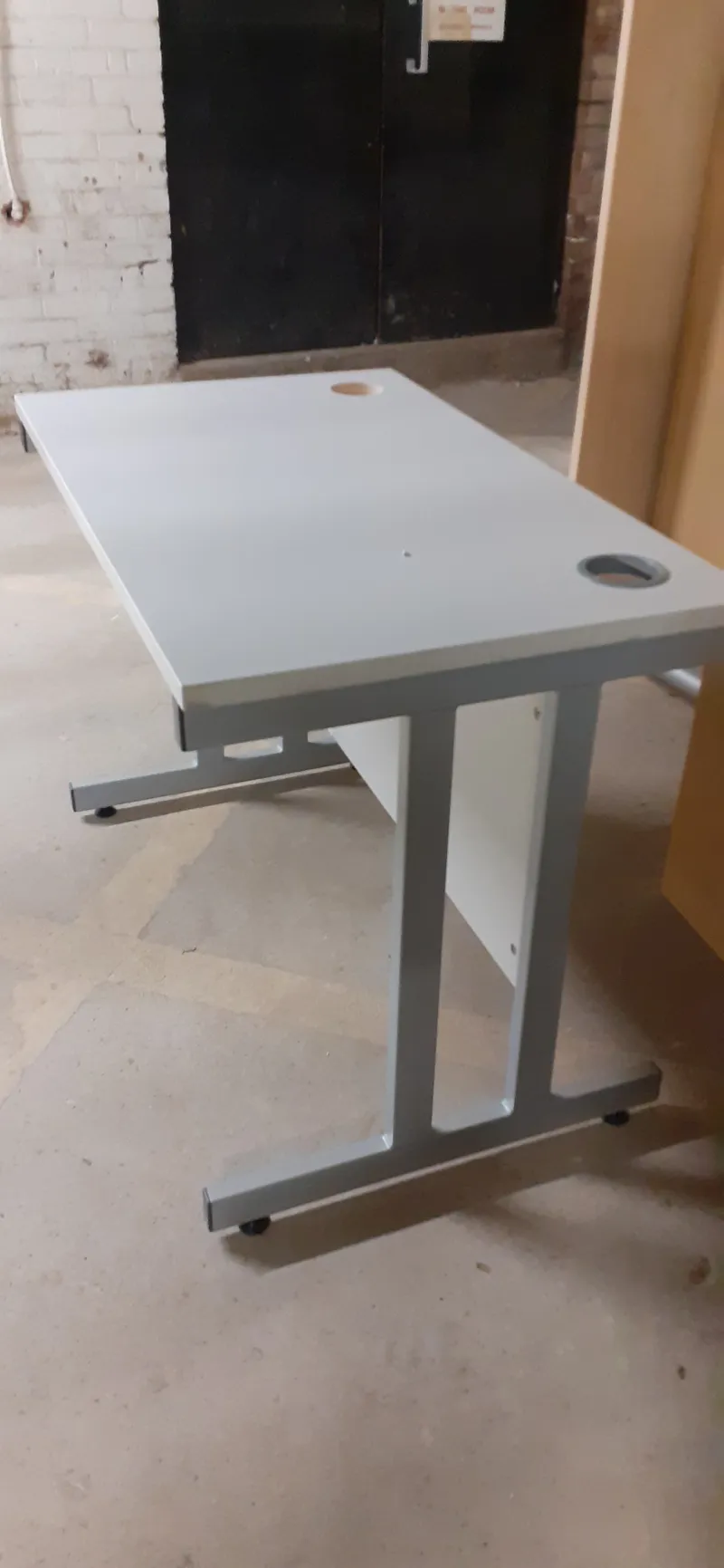 Work Desk with White Top