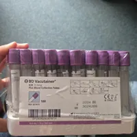 Expired EDTA tubes 6mL