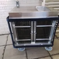 Commercial Modular Catering Trolley with Stainless Steel Sink