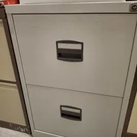2 drawer filing cabinet (no key available)