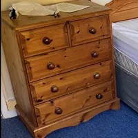 5 drawer chest drawers pine
