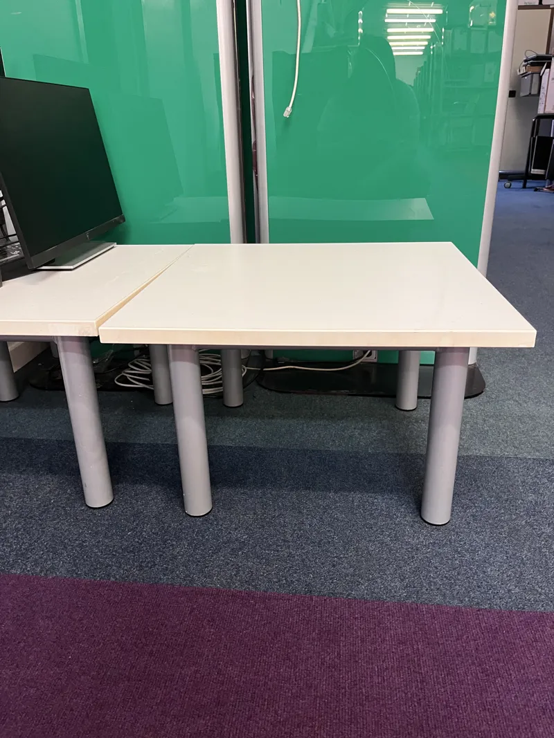 White square coffee table - 2 available