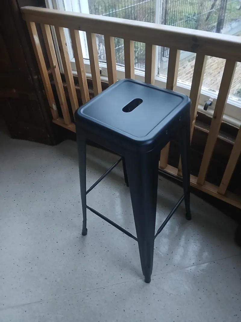 Industrial Metal Bar Stool