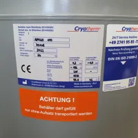 Cryotherm Apollo 400 Liquid Nitrogen Cryogenic Storage Vessel