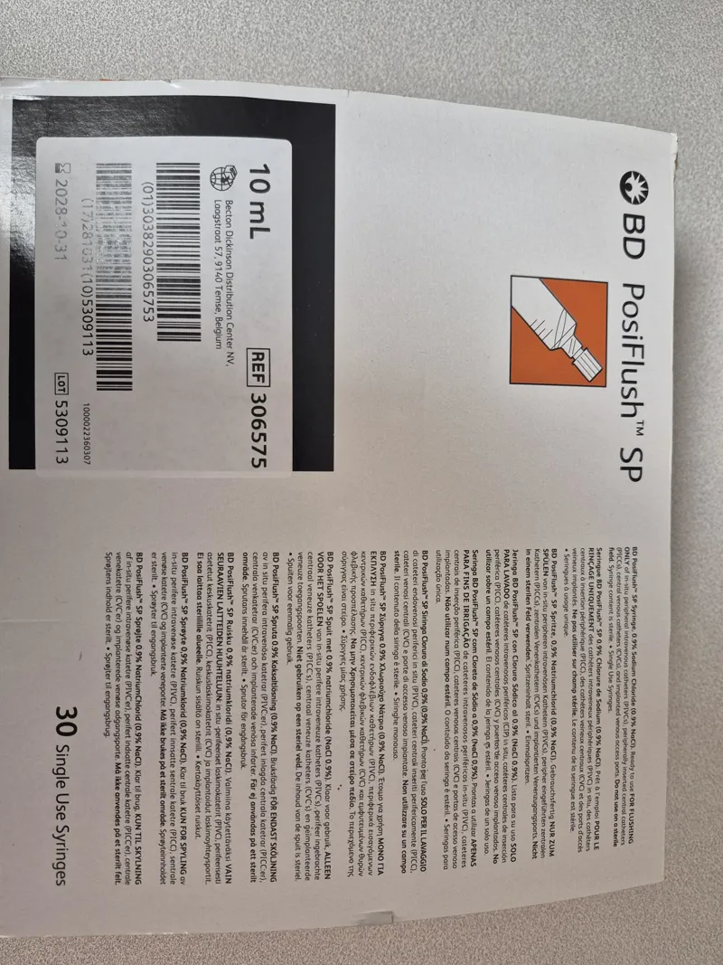 BD PosiFlush SP 10ml