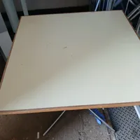 Dining table with cream top - square