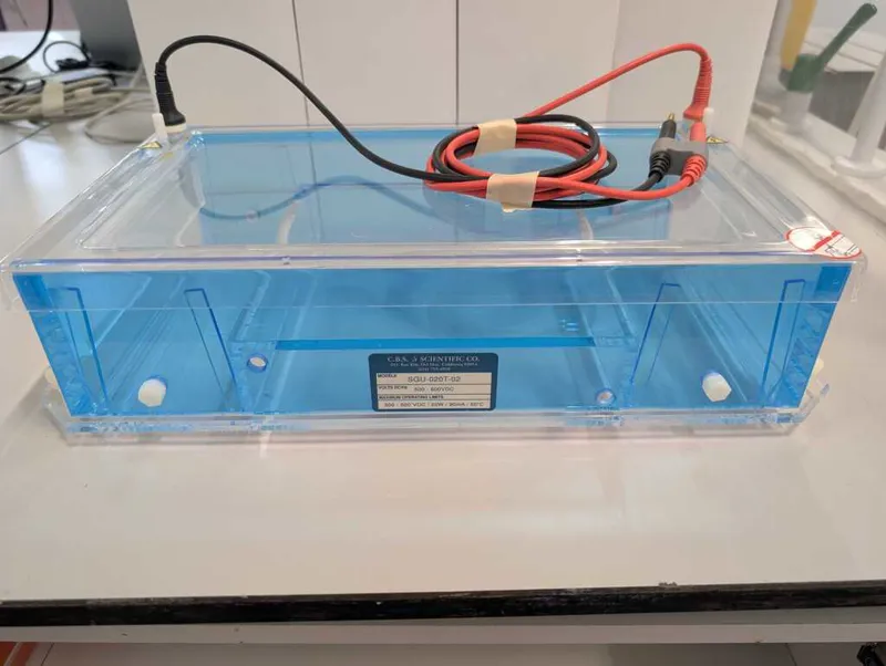 Scientific Lab Electrophoresis Chamber - Blue