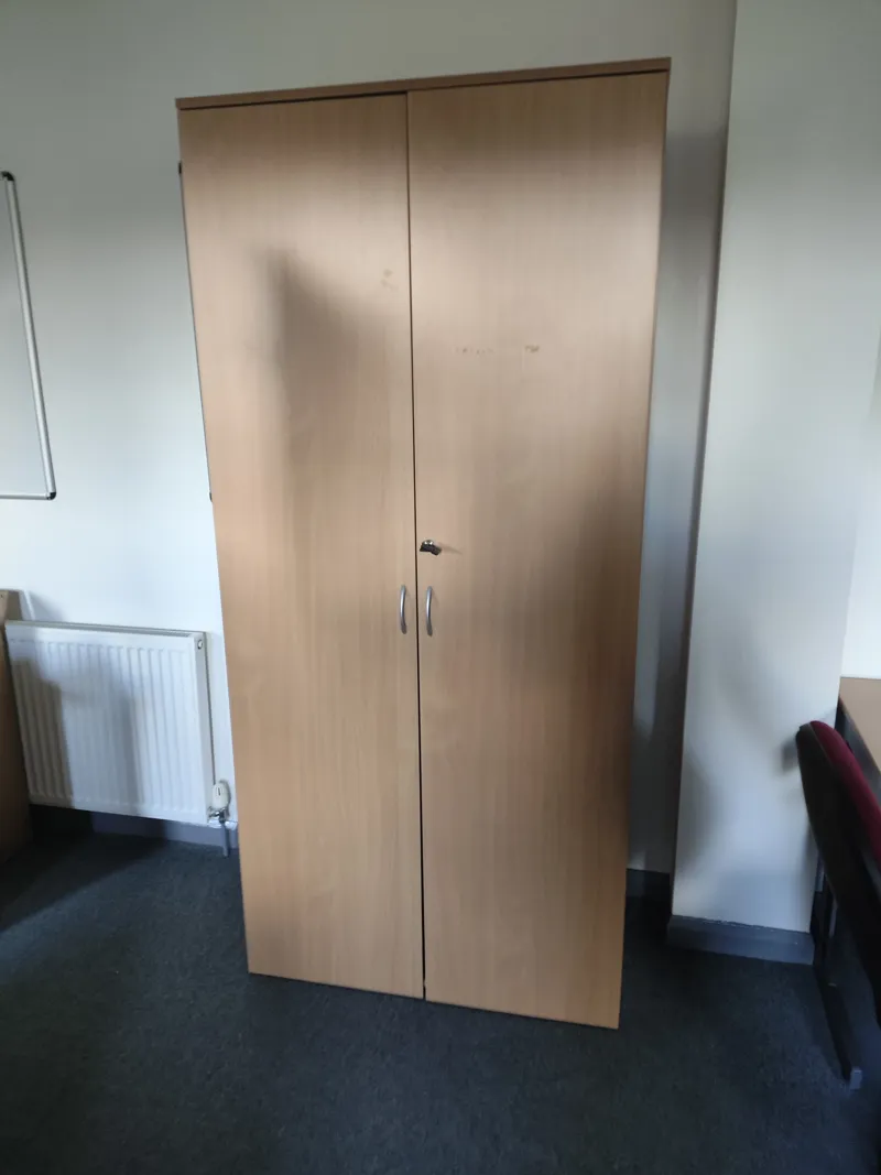 Wooden Two-Door Storage Wardrobe/Cabinet