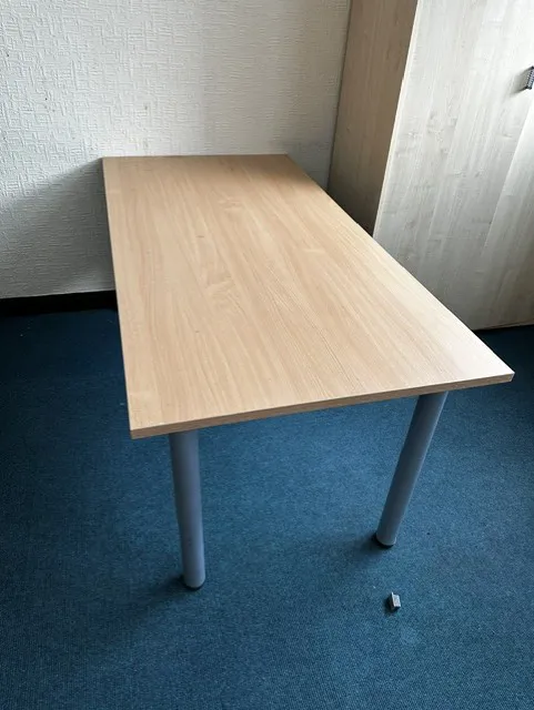 Rectangular Table with Metal Legs