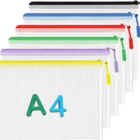 A4 Zip Wallets - Assorted Colours