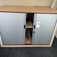 Tambour Unit G - Desk Height
