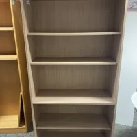 Light Oak Bookcase with 5 Shelves